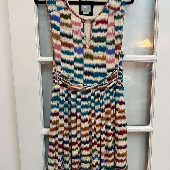 Anthropologie Maeve Colorful Sennebec Jersey Stretchy Sleeveless Dress Size M - Picture 14 of 15